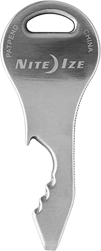 Nite Ize Kct1010-1088 Doohickey Quickey Stainless-Steel 5-In-1 Keychain Multi Tool With Key Hole Attachment, Stainless Steel #TOP2