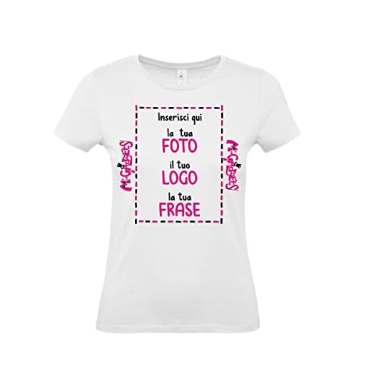 T-Shirt Donna Personalizzabile Mr. Gadgets