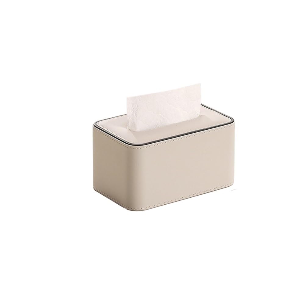 Tissue Case Tissue Box Simple Shape for Home Hotel Restaurant Desktop Solid Color Tissue Dispenser