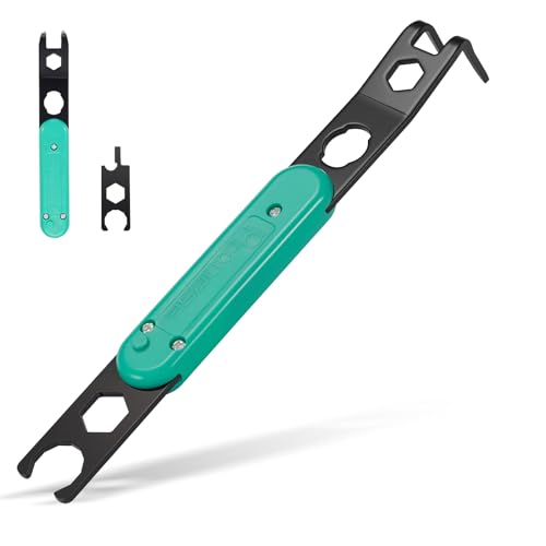 Pronese Metal Solar Mc4 Disconnect Tool made by Heavy-Duty Steel, Spring-Loaded Slot Design,Easy Installation with Secure Fit,T4, PV4,PV4-S H4 Solar Panels Spanner 5-in-1 Wrench for PV Connectors