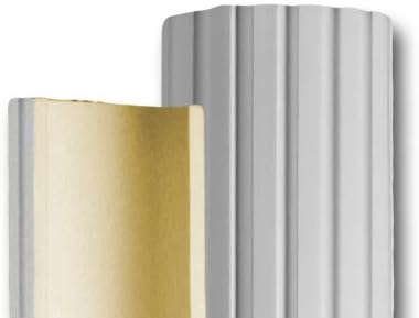 Decorative Interior Column - Half Column 79" Tall, 7" Shaft (One Half Included) Made from Dense Architectural Polyurethane Compound