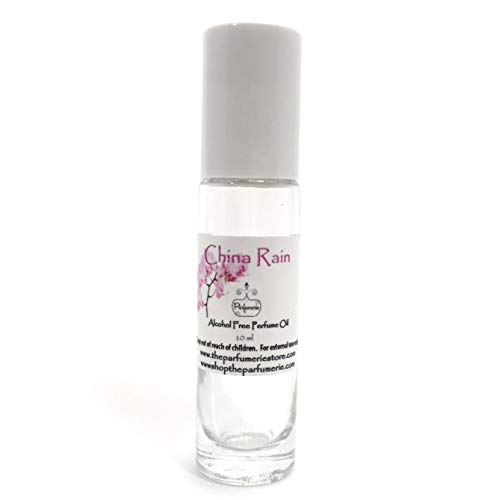 The Parfumerie 1/3 oz. Bottle of China Rain Grade A Perfume Oil Alcohol Free (10 ml Roll On)