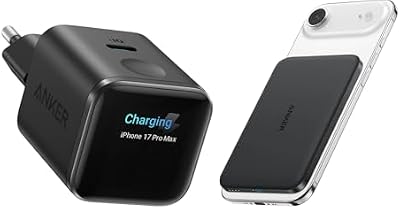 Anker Chargeur USB C & Nano Batterie Externe Magsafe certifiée Qi2 (Lot)
