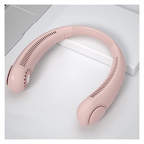 Fan Draagbare Mini-hals Ventilator Draagbare Blaiseloze ventilator USB Oplaadbare Leafless Hanging Fans Air Cooler… - Image 5