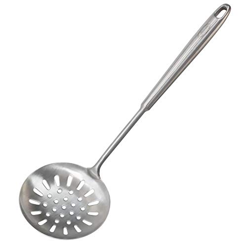 Newness Slotted Spoon, [Rustproof, Heat Resistance, Integral Forming] Durable 304 Stainless Steel Skimmer