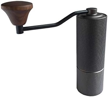 Manual Coffee Grinder, TIMEMORE, Chestnut CS, Portable Coffee Bean Hand Grinder with Ergonomic Anti-Slip Walnut Hand Crank and Adjustable Steel Conical Burr for Home, Office and Traveling