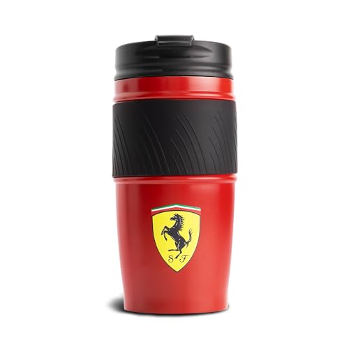 Ferrari Mug isotherme avec logo Scuderia - Rouge - 500 ml
