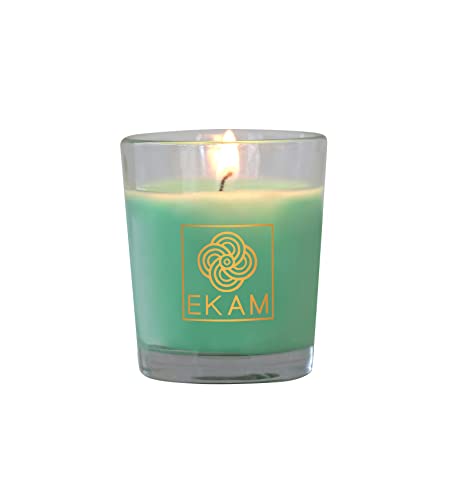 Image of EKAM Cedear & Mint Scented Votive Candle - 40 Grams Each - 10 Hours Burn Time - Ideal for Diwali, Home Decor & Gifting