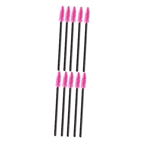 MERRYHAPY 100pcs Lash Brush Eyelash Disposable Mascara Brush Fine Nylon Bristles Even Application Ideal for Beauty Salons
