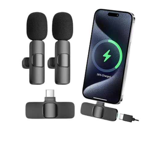 Micrófono Inalámbrico movil, micrófono de Solapa Bluetooth, Micro...