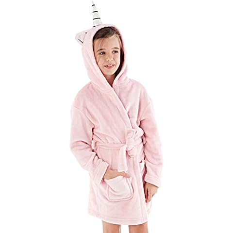ScruffyTed Girls Unicorn Hooded Dressing Gown Cover