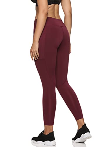 Image of High Waist Slim Fit Gym Workout Tights Yoga Pants Leggings with Pocket for Women
