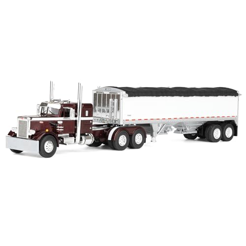 First Gear DCP 1/64 Peterbilt 351 36in Sleeper Cab Semi Truck with 34ft Wilson Pacesetter Grain Trailer 60-2218