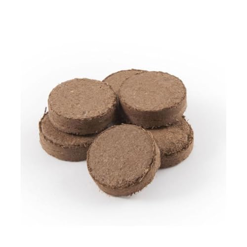 Radis et Capucine 026839 – Pastilla de Tierra de Coco deshidratada, Multicolor, 5 x 5 x 5 cm, Lote de 100 Unidades