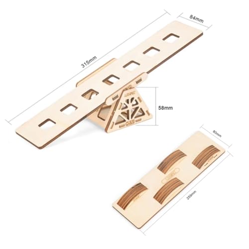 Image of LDARC Climbing Kit Obstacle Course 4-Piece Set for X43 Crawler /M58 Buggy, Canopy, Teeter Totter, Ramps, Rolling Roads