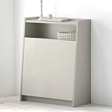 アイリスオーヤマ ゴミ箱 30L (15L×2分別) 引き出し 木目調 コンパクト キッチン ペールカウンター ごみ箱 おしゃれ ウッドペールストッカー WPS-630 ホワイト