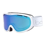 Bollé - Sierra, White and Silver Shiny, Azure,...