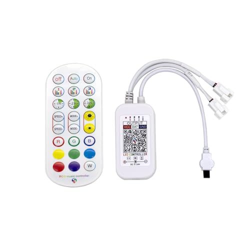 Tira LED WS2815 3.4 pies 144 LEDs blanco PCB miniatura 1