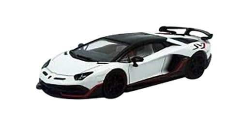 Hung Hing Toys 1/64 Lamborghini Aventador SVJ White Finished
