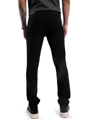 Image of WROGN Men's Cotton Stretch Jeans | Mid Rise | Slim Fit