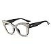 bullabulling Cateye Rhinestone Bling Reading Glasses for Women Blue Light Blocking Diamond Ladies Eyewear (silver, 3, multiplier_x)