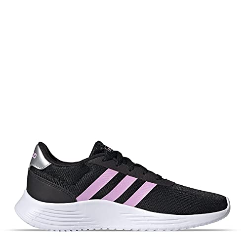 adidas Tênis de corrida feminino, Core Black Clear Lilac Ftwr Branco, 37