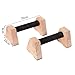 Aosekaa 2 Pieces Push up Bar Stands Pushup Bar Gym Gear Aerobics Upper Body Strength Training Parallettes Home Fitness Equipment, 20cm