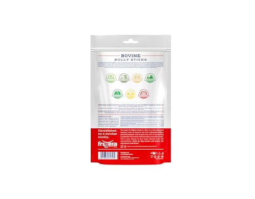Frigera Ochsenziemer 12cm 100g – Rind, Natürliche, Proteinreiche Leckerlis für Hunde, Gluten- und Getreidefrei, Hochwertige Hundesnacks ohne Zusatzstoffe