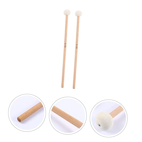 Vaguelly set de 4 baquetas de percusión para timbal, cabeza blanda para niveles miniatura 7