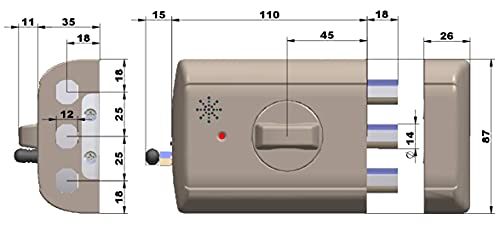 Verrou électronique LINCE 4940TK pour sécuriser votre appartement connecté