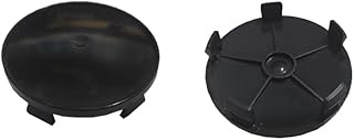 KaberMisr 2020 Car Rim Covers Car Tire Hub Cover Rim Rim Cover Fit for Front and Rear Tire Hub 2 Pieces (Locked, Black, 6.8cm/6.5cm)