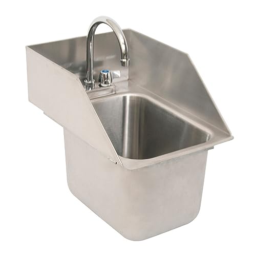 BK Resources NSF Commercial One Compartment Drop in Sink wit
