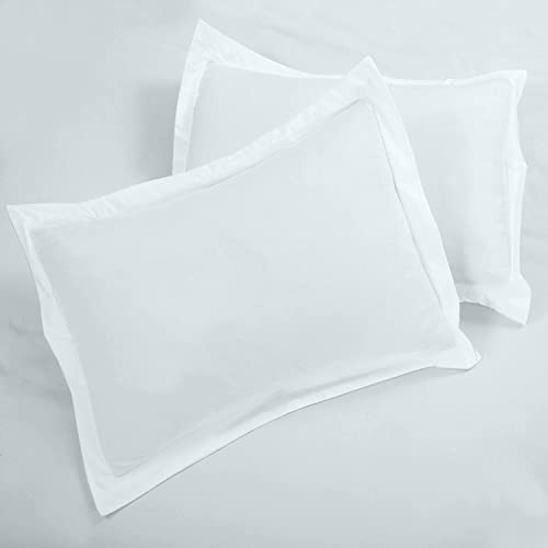 Image of ROYALE LINENS White Duvet Cover King Size - 3 Piece Bedding Comforter Covers - Zipper Closure - 1 King Duvet Cover 104x90 inches and 2 Pillow Shams - No Comforter Included