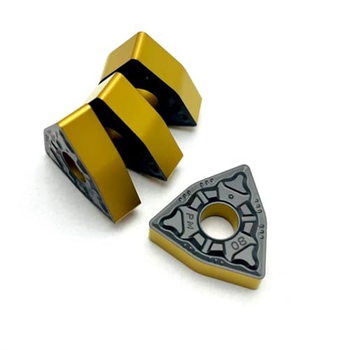 10 piezas WNMG Hard Alloy Insertos para torno miniatura 2