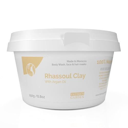 Fatima's Garden Arcilla Rhassoul con Argán y Eucalipto - Detox y Suavizante, 250g
