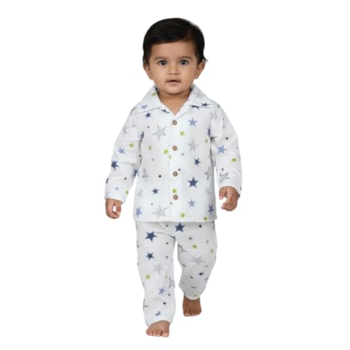 Image of 100% Cotton Muslin Pant Shirt Set | Ultra Soft Breathable Toddler Outfit | Summer Wear Kids Clothing | Skin Friendly Comfortable Fit | SIZE | PRINT