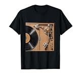 Old School Hip Hop Vinyl Record Turntable Anatomy T-Shirt