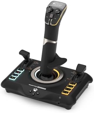 Turtle Beach VelocityOne Flightstick Universal Simulation Controller Joystick for Air & Space Combat Simulation â€“ Xbox Series X, Xbox Series S, Xbox One, Windows 10, and Windows 11 PCs