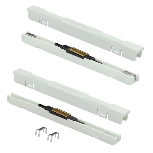 QIANRENON 125μm Simple óptica Fibra Splice FTTH red Fibra óptica rápido Conector L925BP Desnuda Fibra óptica Frío Empalme, para fibra desnuda Cable Butt Extensión Reparación, 2Pcs