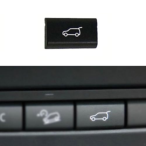 Tailgate Rear Trunk Switch Button Cover for BMW X5 E70 2006-2013 X6 E71 2008-2014 Plastic Black Tail Cap Switch 6131 8357 580 (Tailgate)