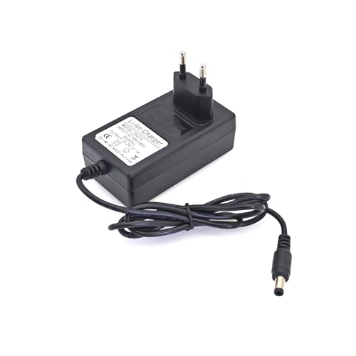 JZK DC 25.2V 1A AC Reemplazo de Adaptador, Cargador de batería de Litio Li-Ion Fuente de alimentación máxima 25.2W Enchufe de Carga