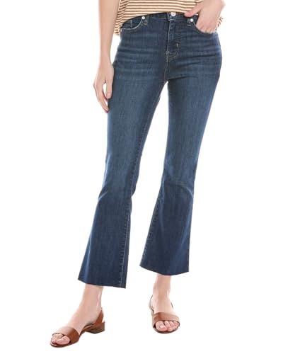 FRAME Denim Womens Le Crop Aspire Raw After Mini Bootcut Jean, 24, Blue