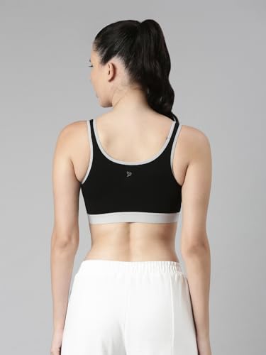Image of TWIN BIRDS Women's Sports Bra | Comfortable Fit with Support | Cotton Elastane Workout & Active Wear