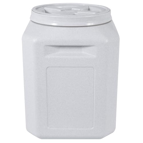 Vittles Vault Traditional Pet Food Storage Container For Dog Kibbles/Bird Seed/Oatmeal/Rice/Flour/Cereal, BPA Free Plastic, Sealed Airtight For Cat Food, Up To 50 lb, Made in USA, With Scoop, Gray - Image 6