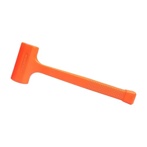 Marteau en caoutchouc orange de sécurité industrielle sans étincelles