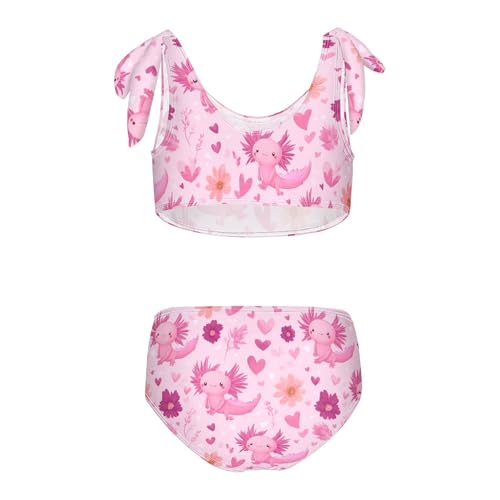 Image of Boccsty Cute Crab Red Blue Girls Swimsuits Kids Bikini Sets 2 Pcs Bathing Suit for 3T