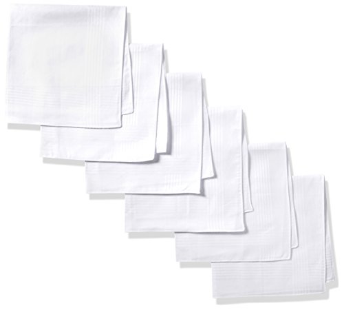 Dockers Men's 13 Piece Permanent Press Hankies,White,One Size