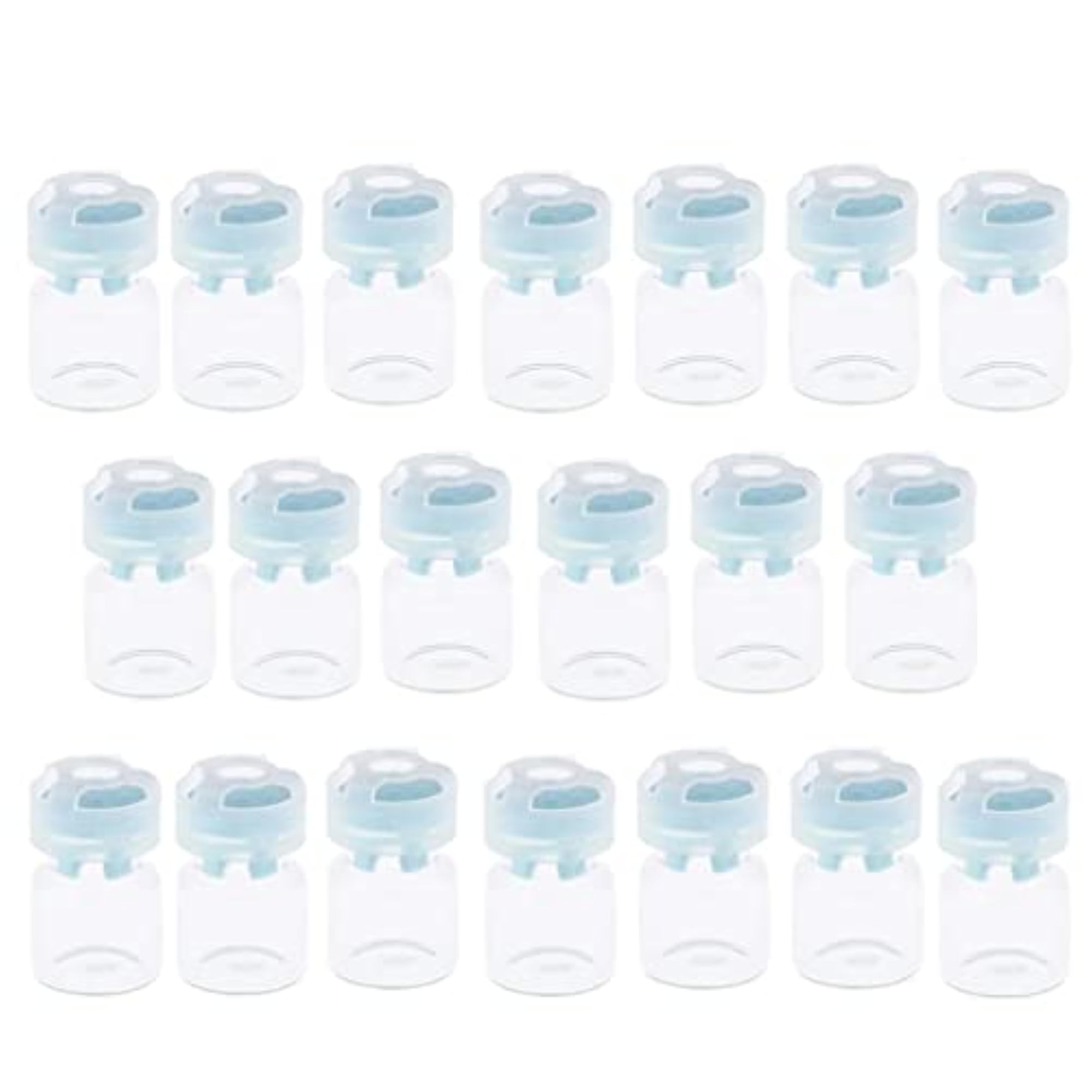 4x20Pcs Empty Sealed Sterile Serum Powder Vials Bottle Container
