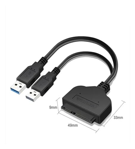Cable Adaptador USB 3.0 a SATA para Disco Duro 2.5" miniatura 2