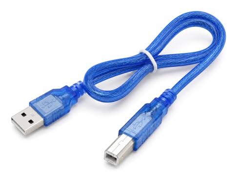 Image of USB 2.0 Type-A Male to Type-B Male Printer Cable, High-Speed Data Transfer Cable for Arduino UNO, Printer, Scanner and Electronic Development Boards